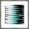 Ocean Gentle Waves Abstract Digital Painting Framed Print