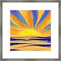 Ocean Sunrise Framed Print