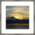 Ocean Sunset Time Framed Print