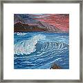 Ocean Wave Framed Print