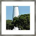 Ocracoke Island Light Framed Print