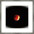 October Blood Moon Framed Print