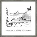 O.k., So Who Gets To Tell Him He's A War Criminal? Framed Print