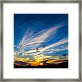 Oklahoma Sunset Framed Print
