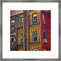 Old Building With  Pipe Framed Print