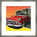 Old Chevy Out Of Photo Framed Print