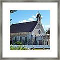 Old Church In Governor's Harbour On Eleuthera Framed Print