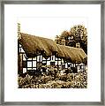 Old English Thatched Cottage Framed Print