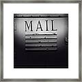 Old Fashioned Mail Box Framed Print