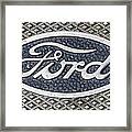 Old Ford Symbol Framed Print