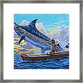 Old Man And The Sea Off00133 Framed Print
