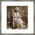 Omesia Teyoc, A Rumsen Woman  From Carmel California  1880 Framed Print