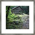 Old Mountain Cabin Framed Print