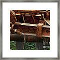 Old Mowing Machine Framed Print