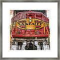 Old Santa Fe Engine Framed Print