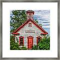 1892 Summit School House Version 2 Framed Print