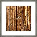 Old Shed Door Framed Print