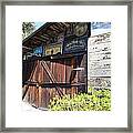 Old Storage Shed At The Swiss Hotel Sonoma California 5d24459 Framed Print