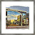 Old Town Mural Framed Print