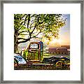 Old Truck In The Morning Framed Print