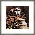 Old Ways - Vintage Farm Equipment Framed Print