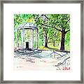 Old Well Chapel Hill Framed Print