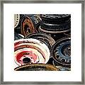 Old Wheels Framed Print