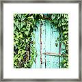 Old Wooden Door Framed Print