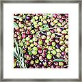Olives Waiting To Be Milled Framed Print