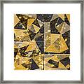 Omg Modern Triangles Ii Framed Print