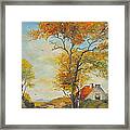 On Country Road Framed Print