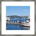 On The Bay Framed Print