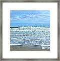 On The Beach Framed Print