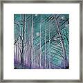 On The Edge Of Abstract Framed Print