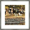 On The Riverbank Framed Print