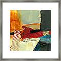 On The Surface And Below Framed Print On The Surface And Below Framed Print