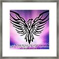 On The Wings Of Eagles Framed Print