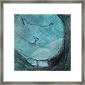 One Blue You Framed Print