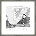 One Businessman To Another Framed Print