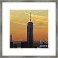 One Wtc From Top Of The Rock Framed Print