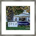 Open Or Closed Framed Print