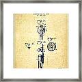 Ophthalmoscope Patent From 1908 - Vintage Framed Print