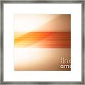 Orange I Framed Print