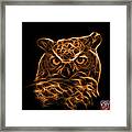 Orange Owl 4436 - F M Framed Print