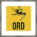Ord Chicago Airport Poster 1 Framed Print
