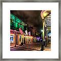 Orleans And Bourbon Framed Print