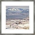 Osoyoos In Winter Framed Print