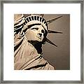 Our Lady Liberty Framed Print