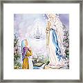 Our Lady Of Lourdes Framed Print