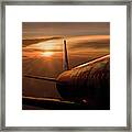 Out Of The Flight Framed Print